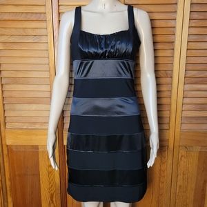 Striped Black Dress